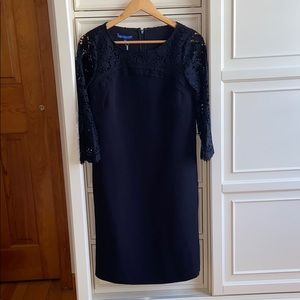 Black laced Talbots dress- this dress is petite